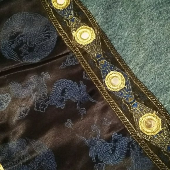 Mirror Embellished Denim Sundress 12/14 NWT - Picture 5 of 7